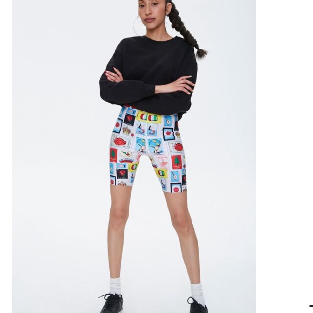 Loteria biker shorts